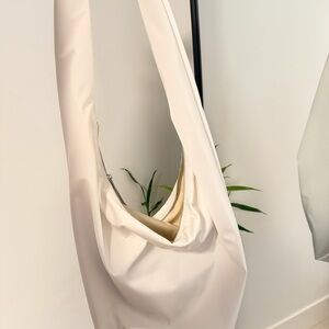 BABATON Minimal Cream Shoulder Bag - Elegant Everyday Tote